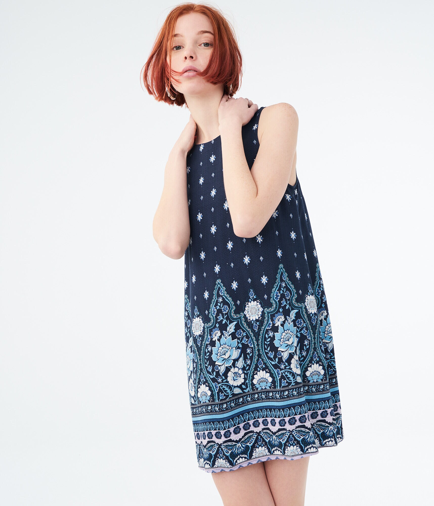 High Neck Shift Dresses